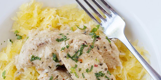 Chicken Spaghetti Squash