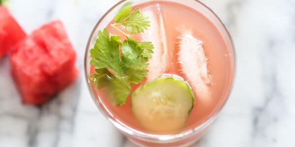 Watermelon-Cucumber Kombucha Coolers (Tequila Opti