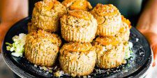 Naturally Sweetened Orange Coconut Oat Muffins