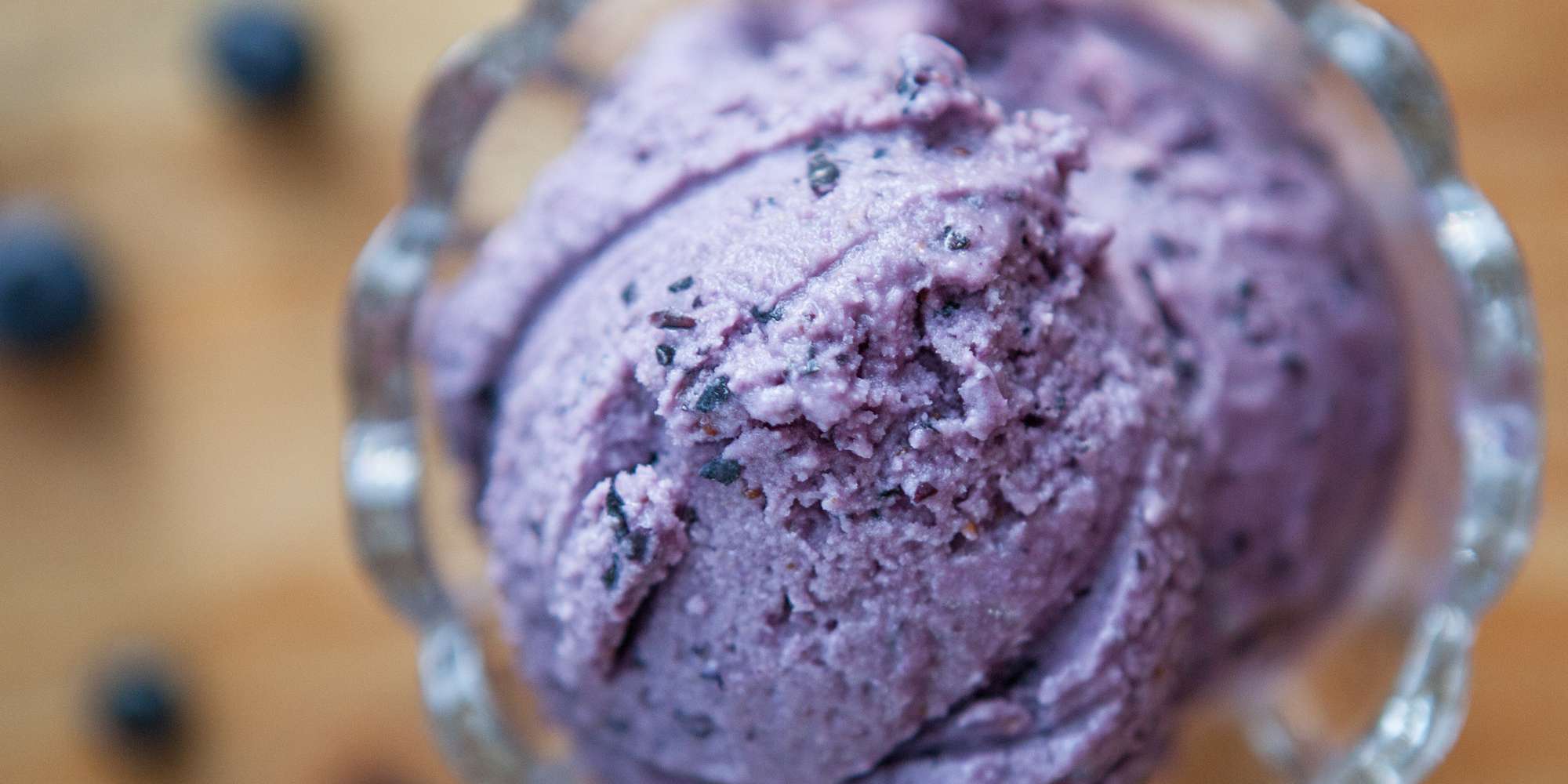 Fresh Blueberry Ice Cream (Dairy Free)