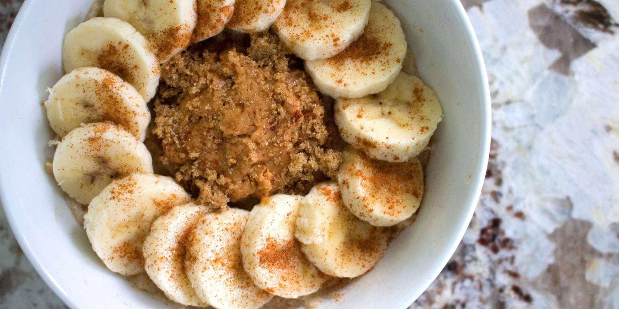 Warm Peanut Butter Banana Oatmeal