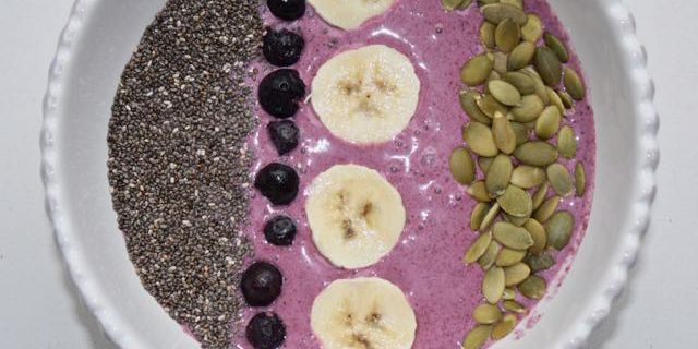 Nourishing Blueberry Smoothie Bowl