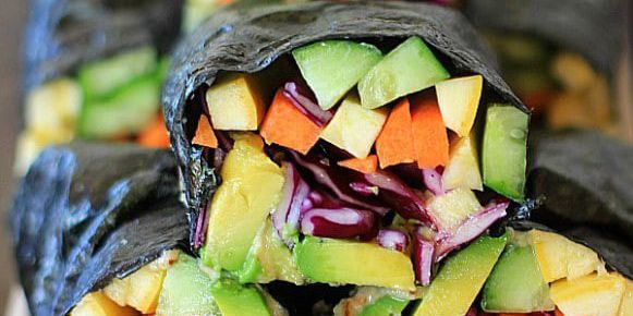 Sunrise Nori Wraps with Spicy Tahini Drizzle