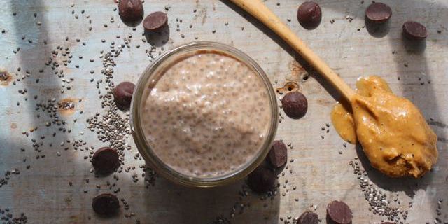 Chocolate Peanut Butter Chia Pudding