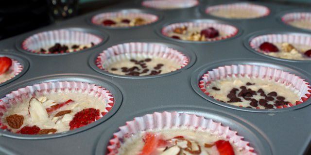 Baked Oatmeal Cups for on-the-go!