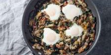 Low Fodmap Bacon, Chard and Potato Hash