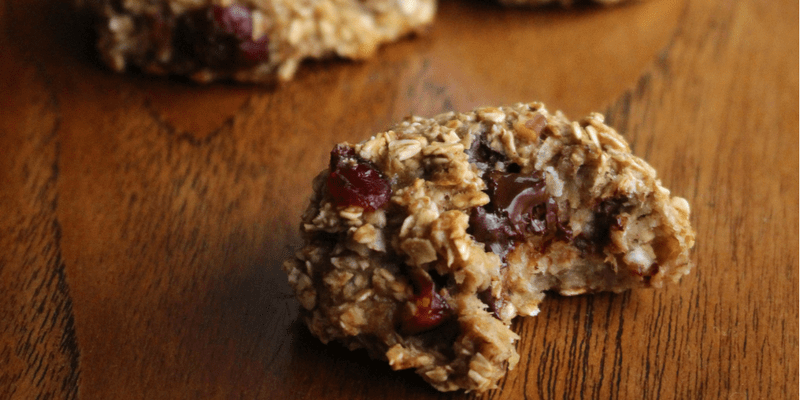 Vegan Low FODMAP Banana Oat Cookies