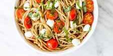 Low Fodmap Caprese Pasta Salad