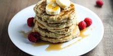 Low Fodmap Pancakes with Raspberries