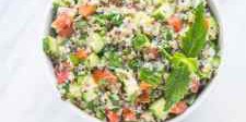 Low Fodmap Quinoa Tabbouleh