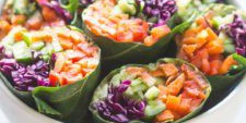 Low Fodmap Rainbow Wraps