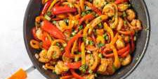 Low Fodmap Shrimp Fajitas