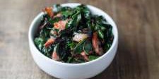 Low Fodmap Swiss Chard and Bacon