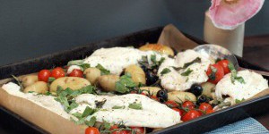 Low FODMAP Mediterranean Baked Fish