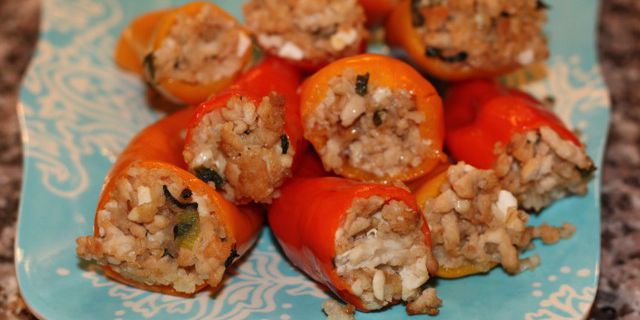 Mediterranean-style Stuffed Peppers