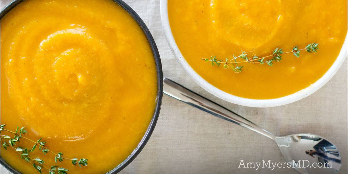Slow-Cooker Sweet Potato and Butternut Squash Soup