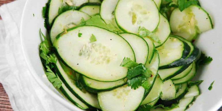 Cucumber and Cilantro Salad