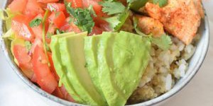 Low FODMAP Mexican quinoa salad