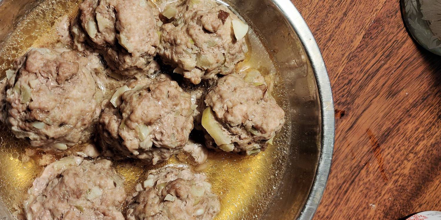 Steamed Lamb Meatballs