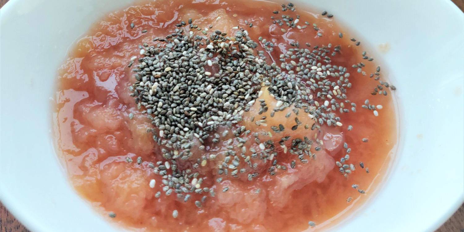 Instant Pot Apple Sauce with Chia Seeds