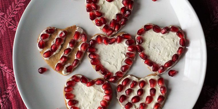 Valentine's Day Pomegranate Cookies