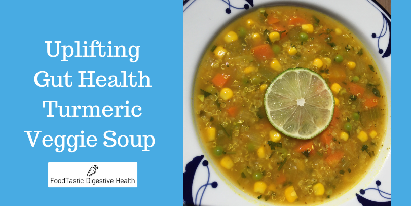 Uplifting Gut Health Turmeric Veggie Soup