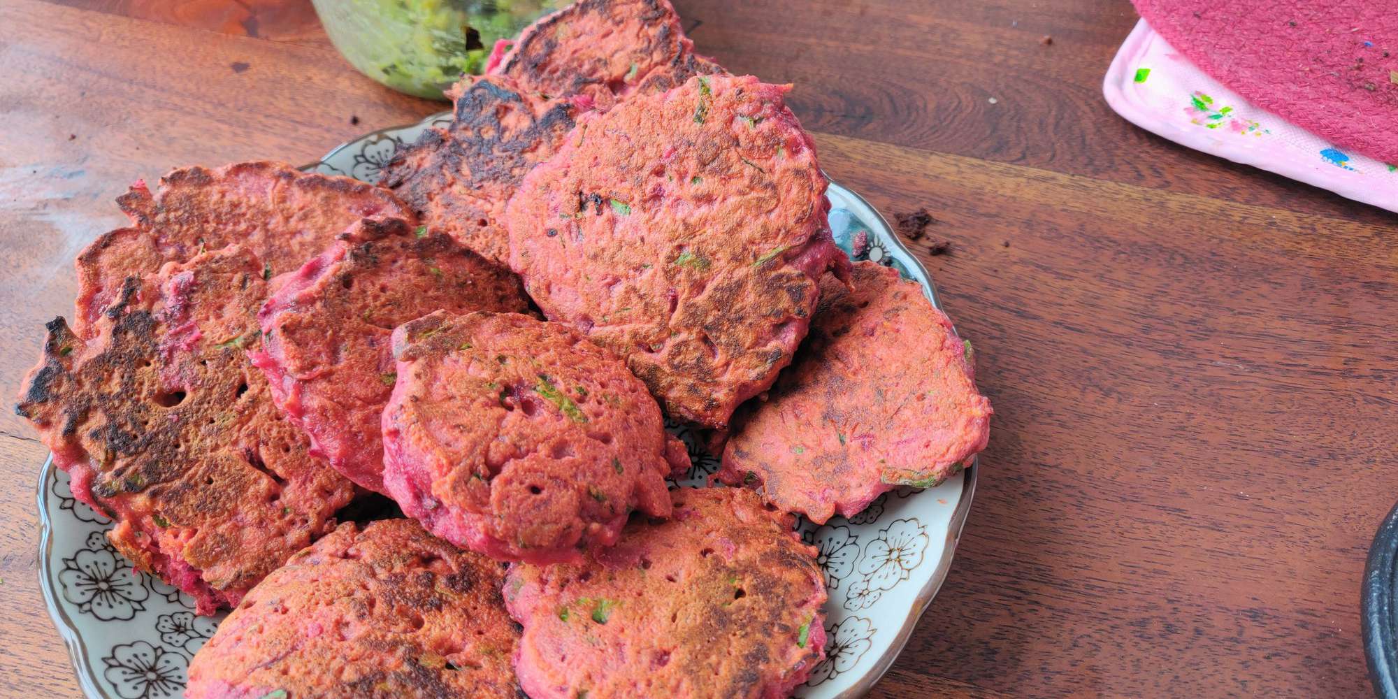 Savory Beet and Carrot Pancakes