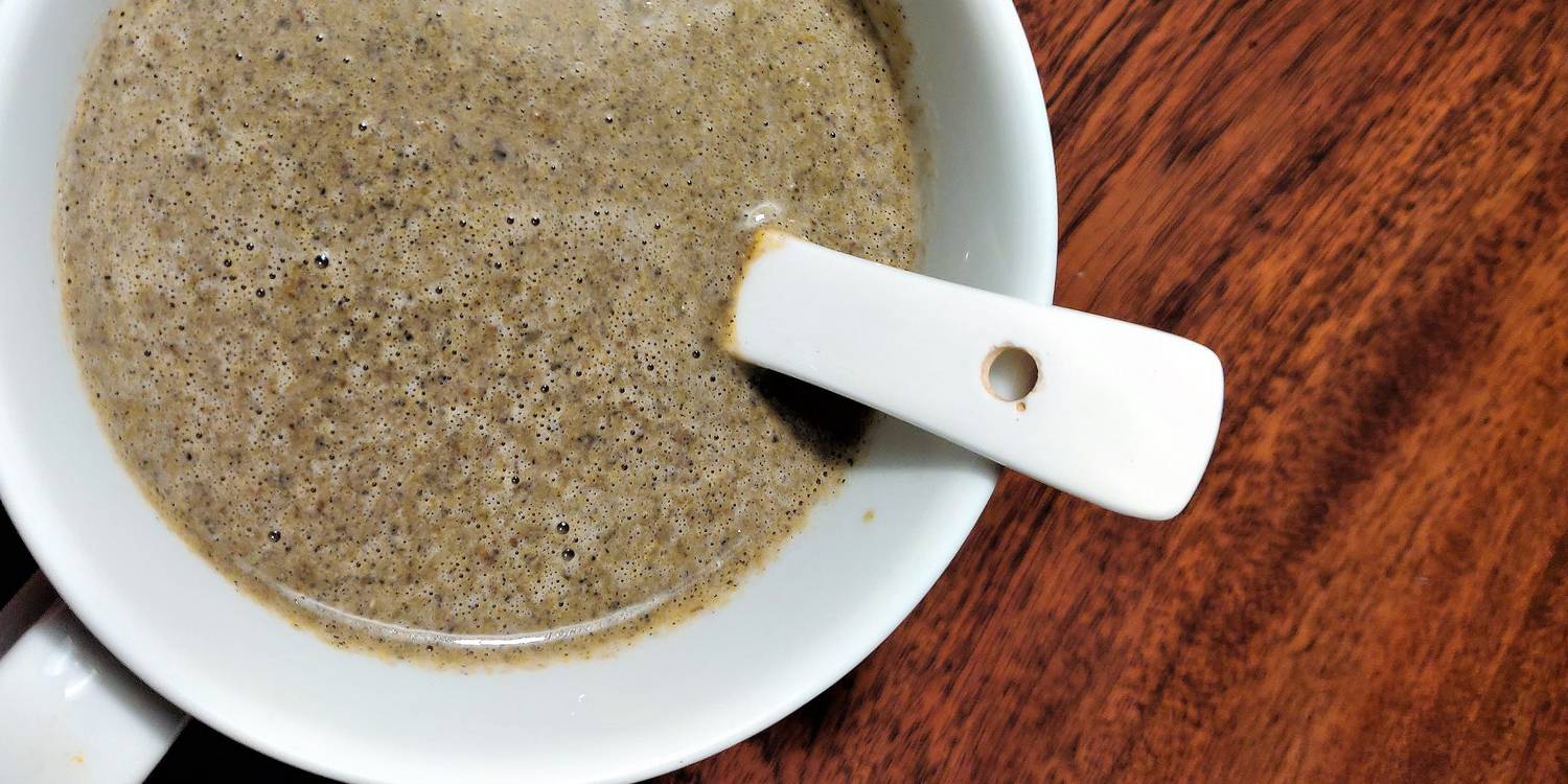 Sweet Black Sesame Squash Soup