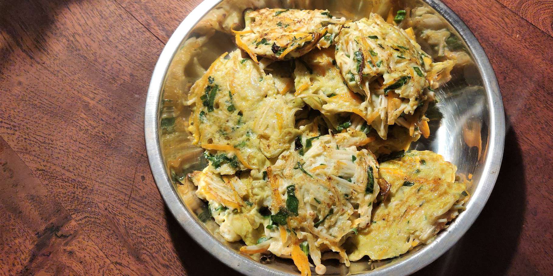 Mini Enoki Mushroom Omelettes