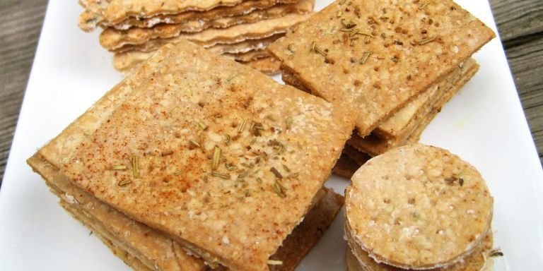 Herb & Garlic Crackers (paleo, AIP)