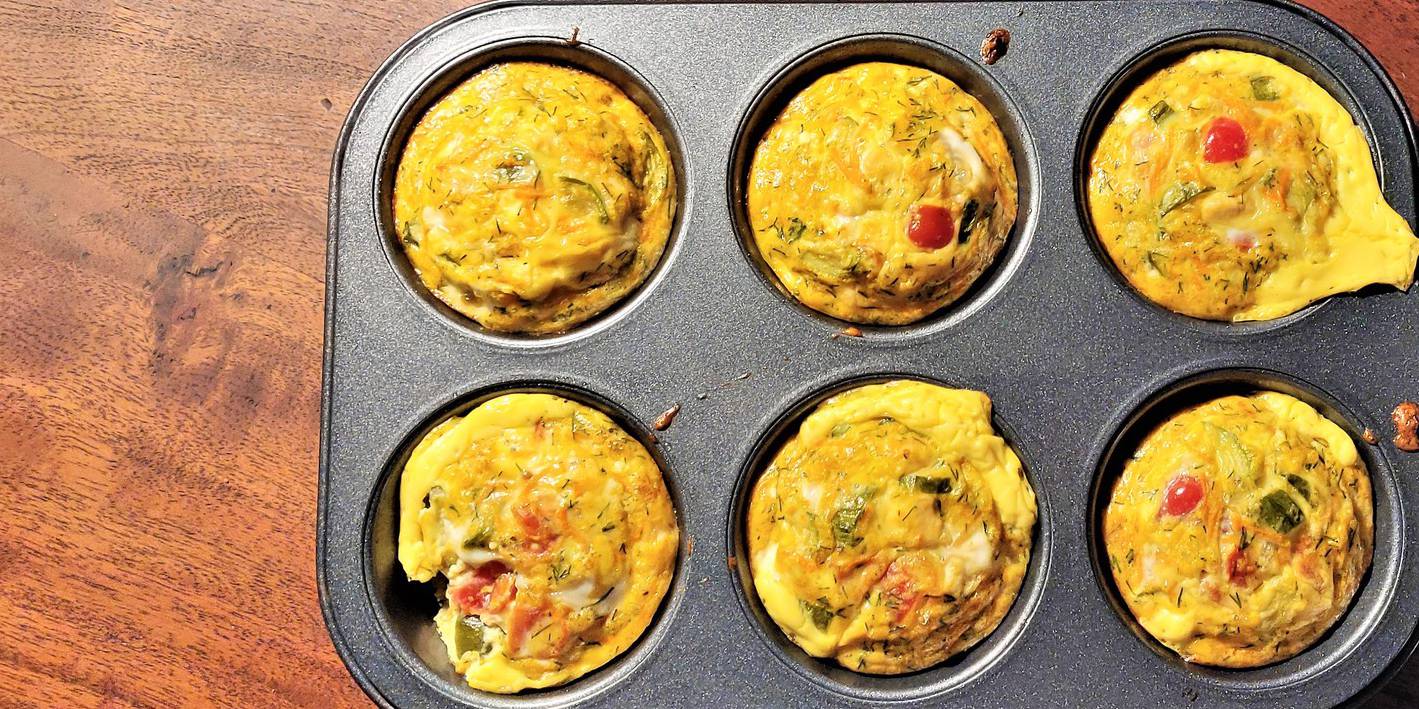Mini Feta Dill Quiche