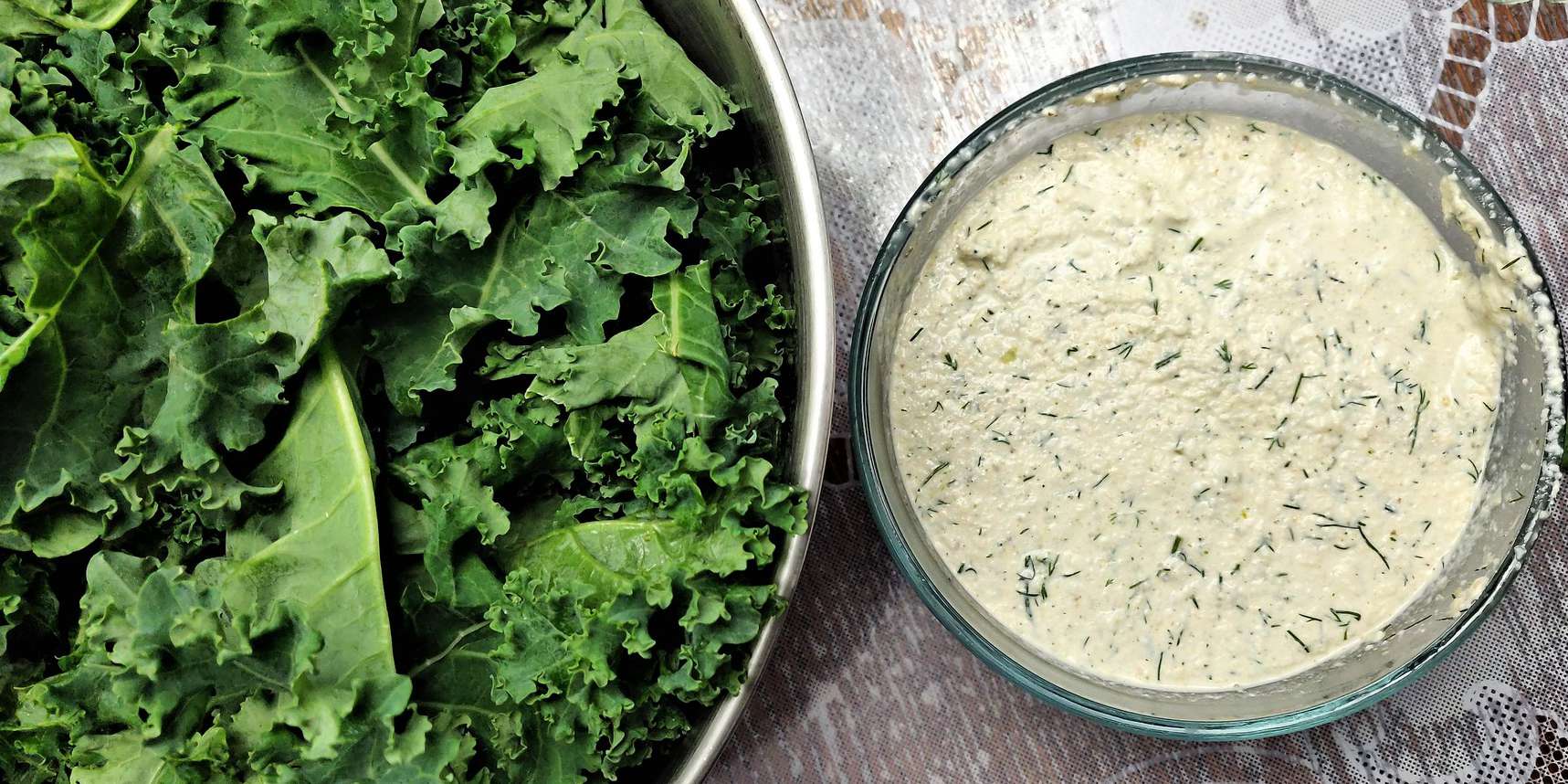 Garlic Dill Kale Chips