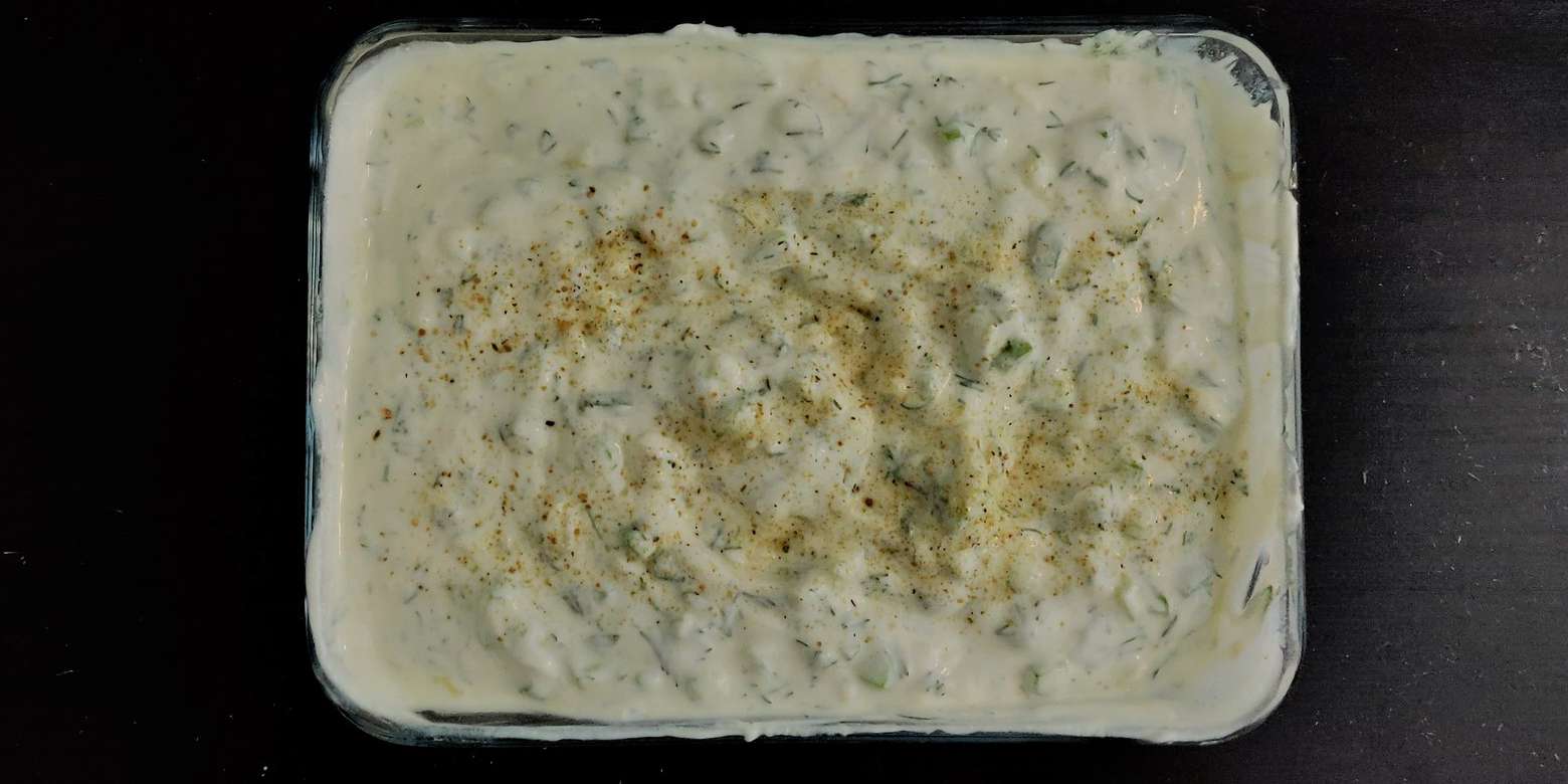 Tzaziki with Sauerkraut