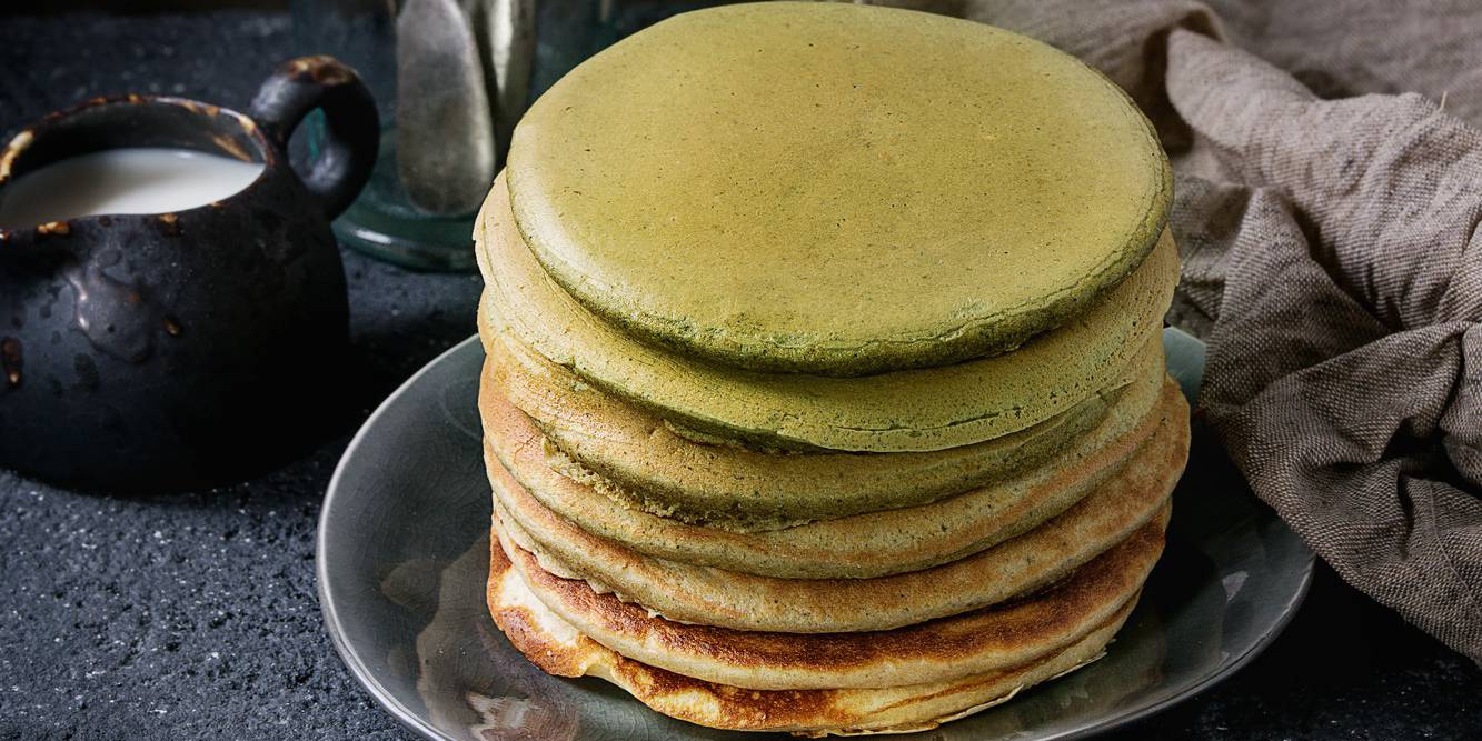 Matcha Collagen Pancakes