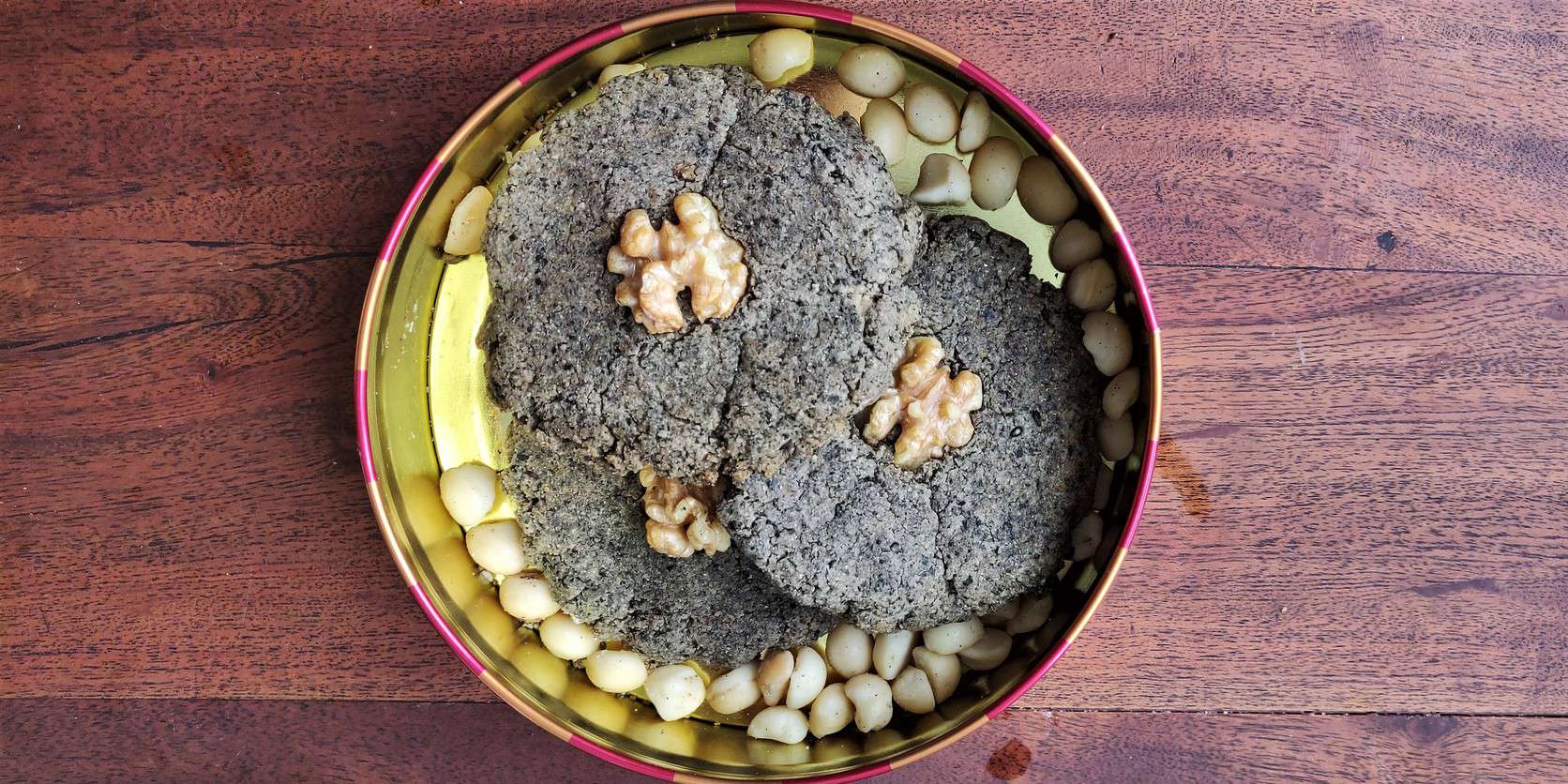 Black Sesame Flax Cookies