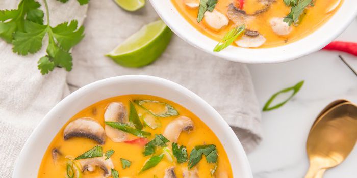 Whole30 Tom Kha Gai - Thai Coconut Soup (Paleo)