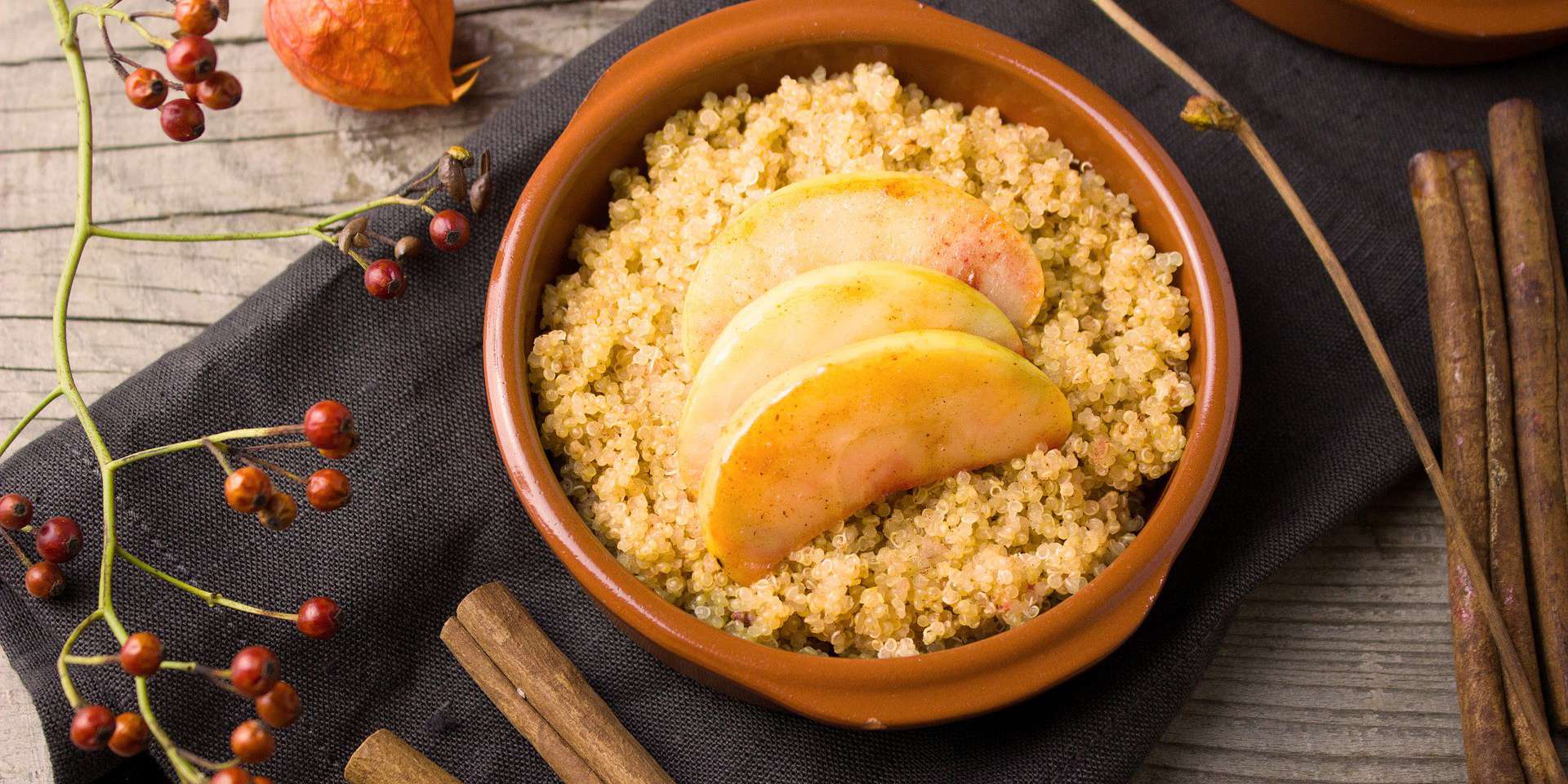 Cinnamon Spice Quinoa Bowl