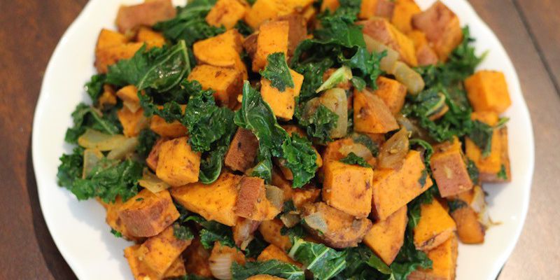 Spicy & Sweet Potato Hash