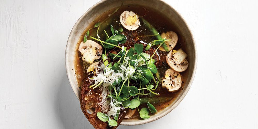 Chicken Brodo with Spring Vegetables