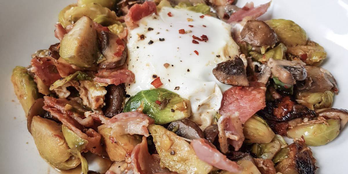 Bacon & Brussels Sprouts Hash