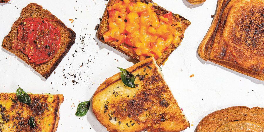 Dahi Toast (Spiced Yogurt Sandwich)