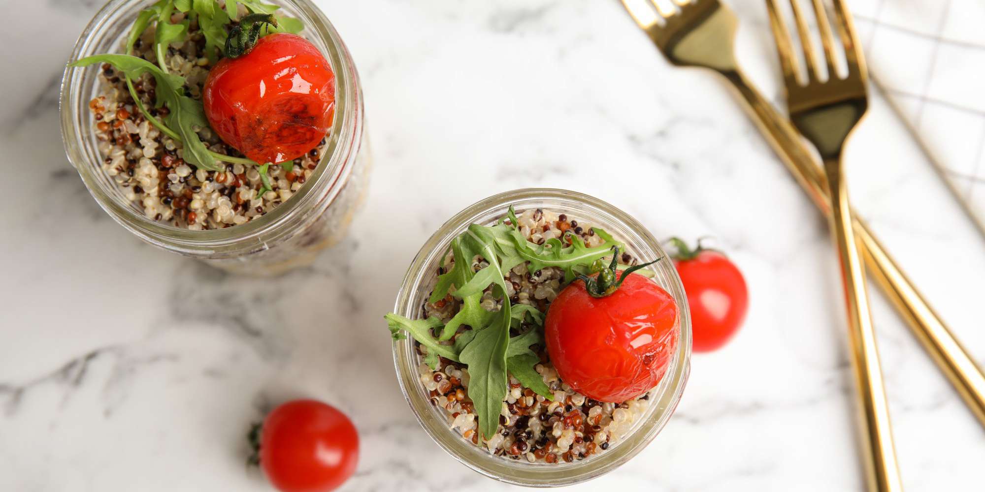 Antipasto Quinoa Salad Jar