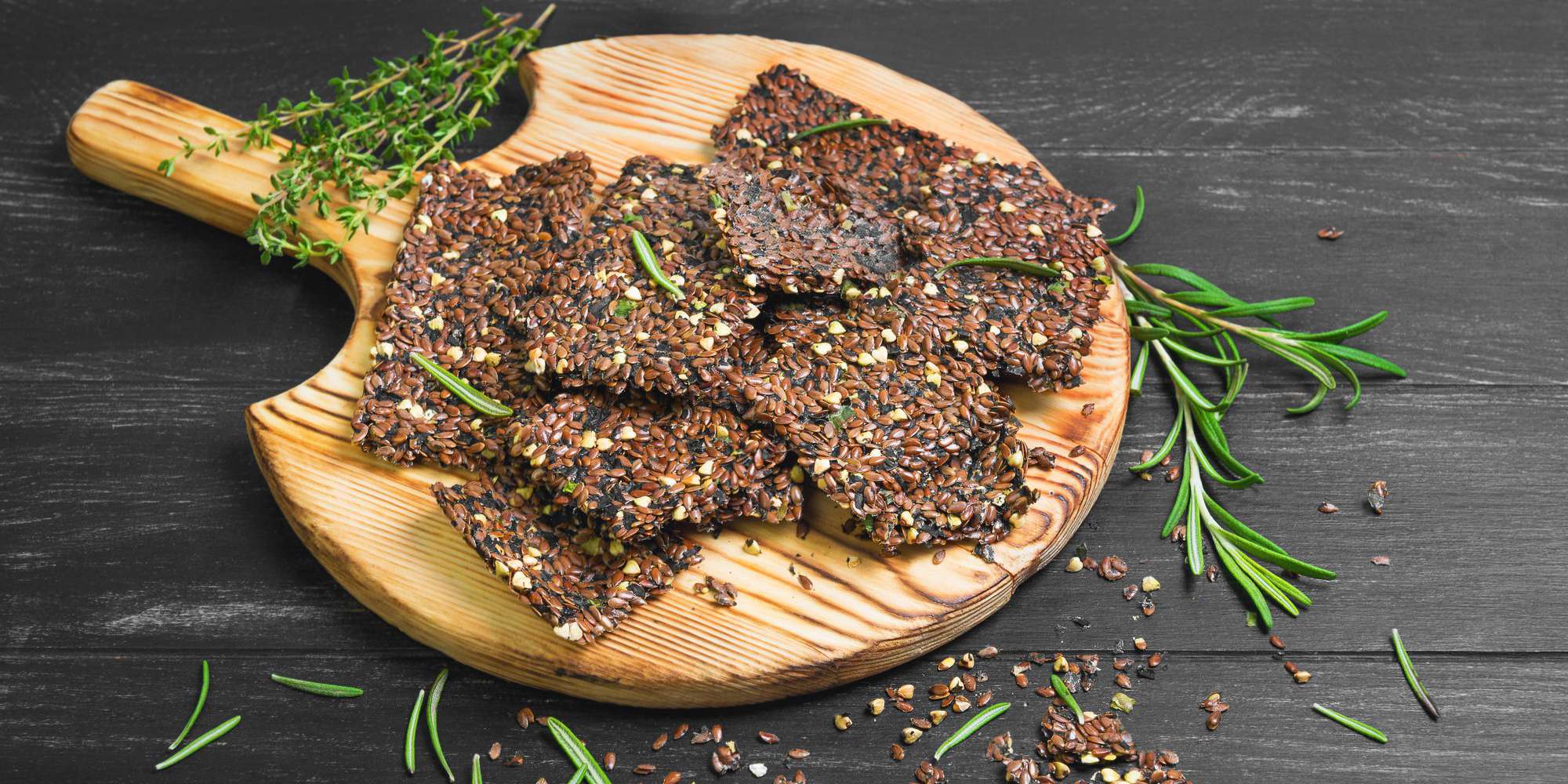 Buckwheat, Sunflower & Almond Raw Crackers