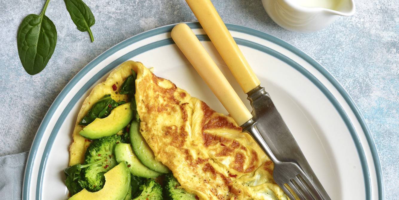 Avocado and Herb Omelet