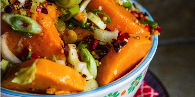 Sweet Potato Salad with Bacon