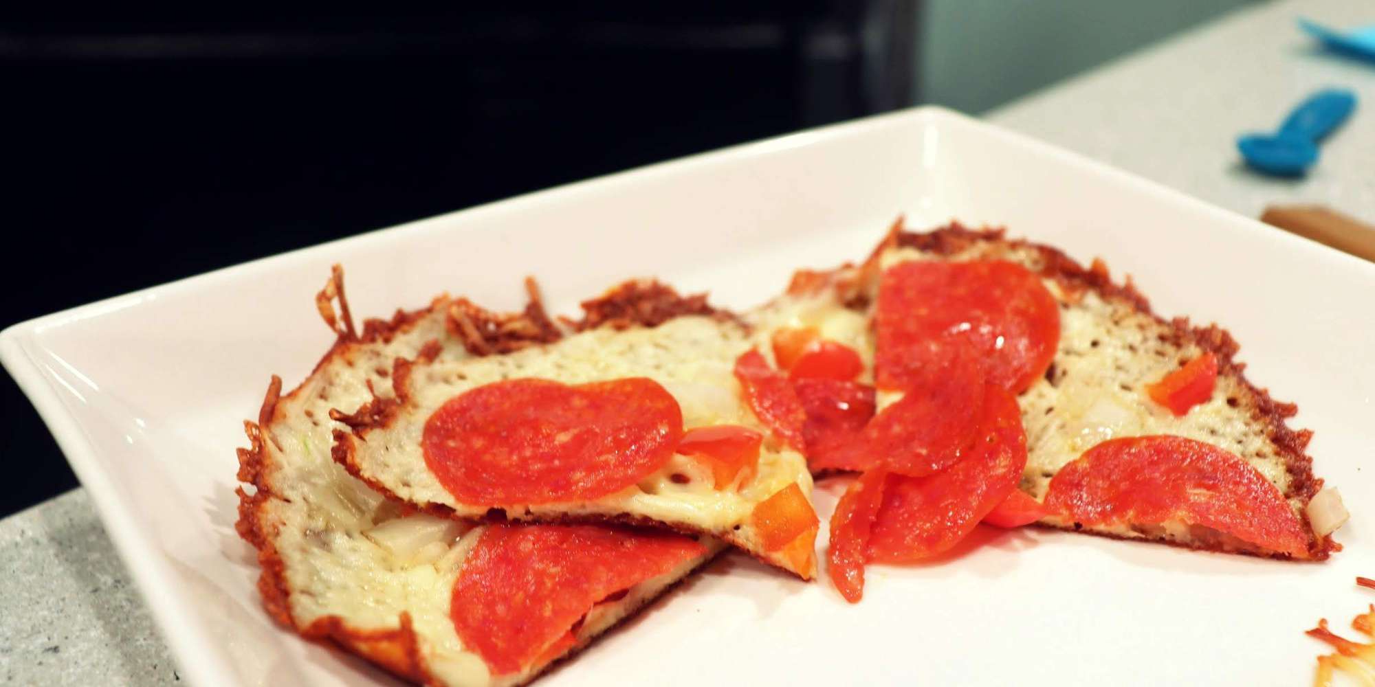 Crustless pizza