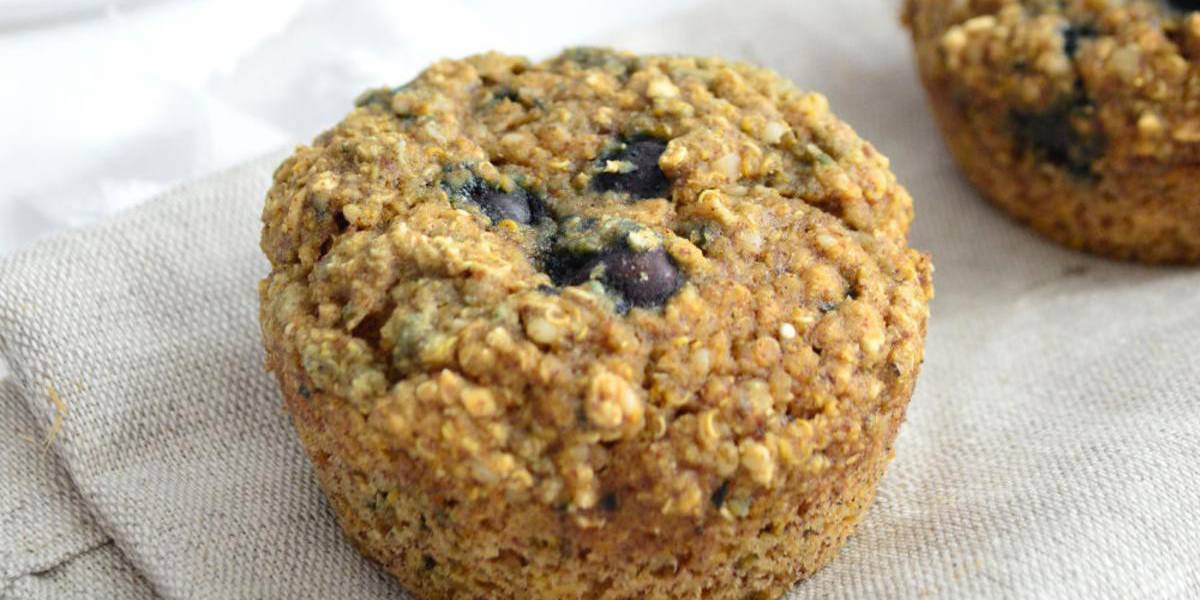 Blueberry Quinoa Muffins