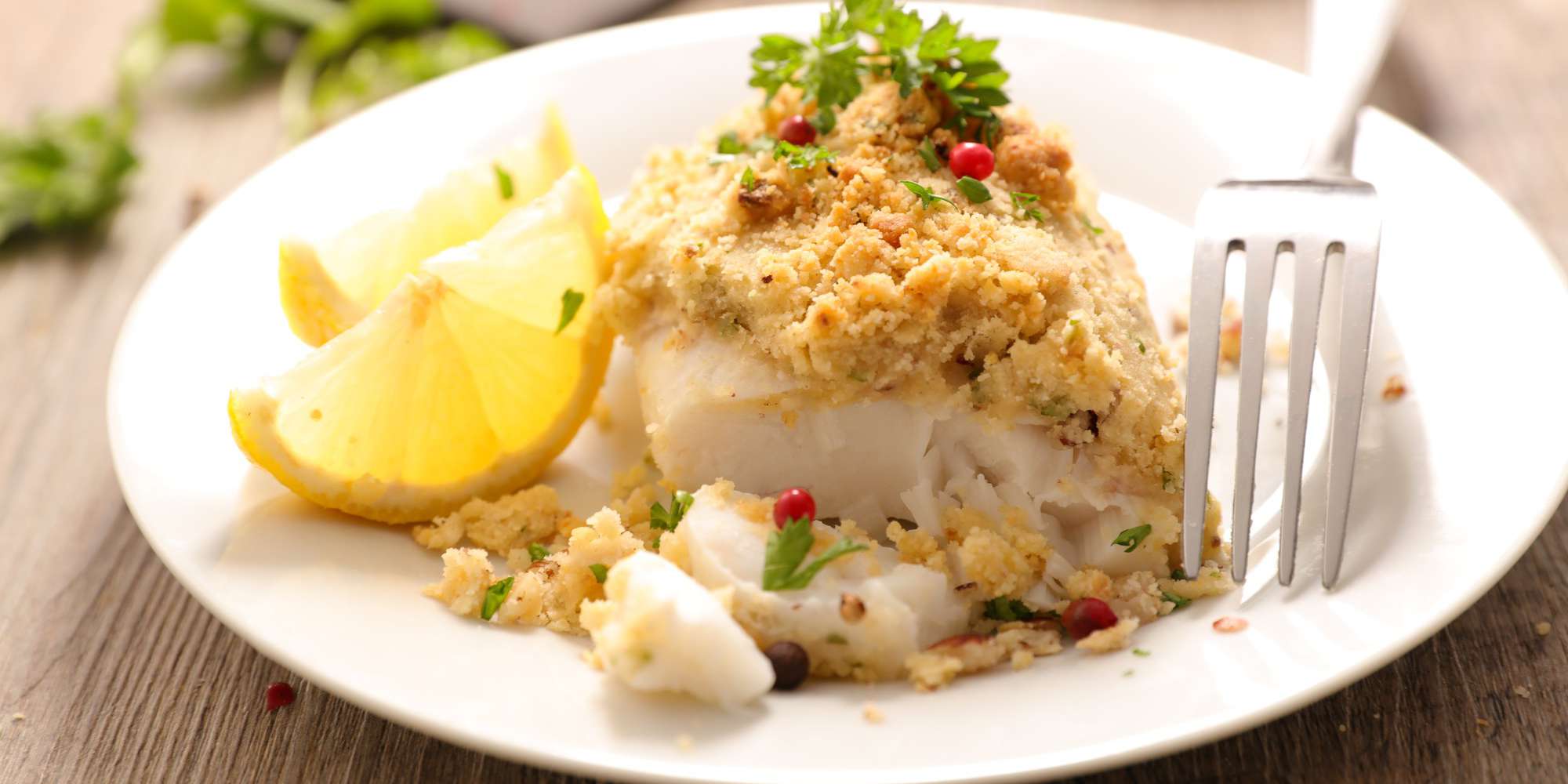 Baked Tilapia with Pecan Rosemary Topping