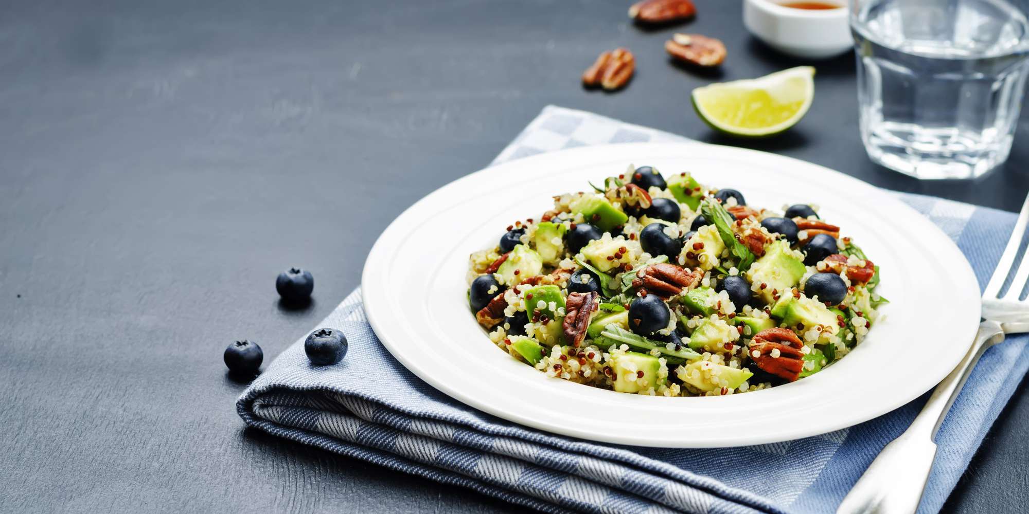 DA - Blueberry Quinoa Edamame Salad (Vegetarian)
