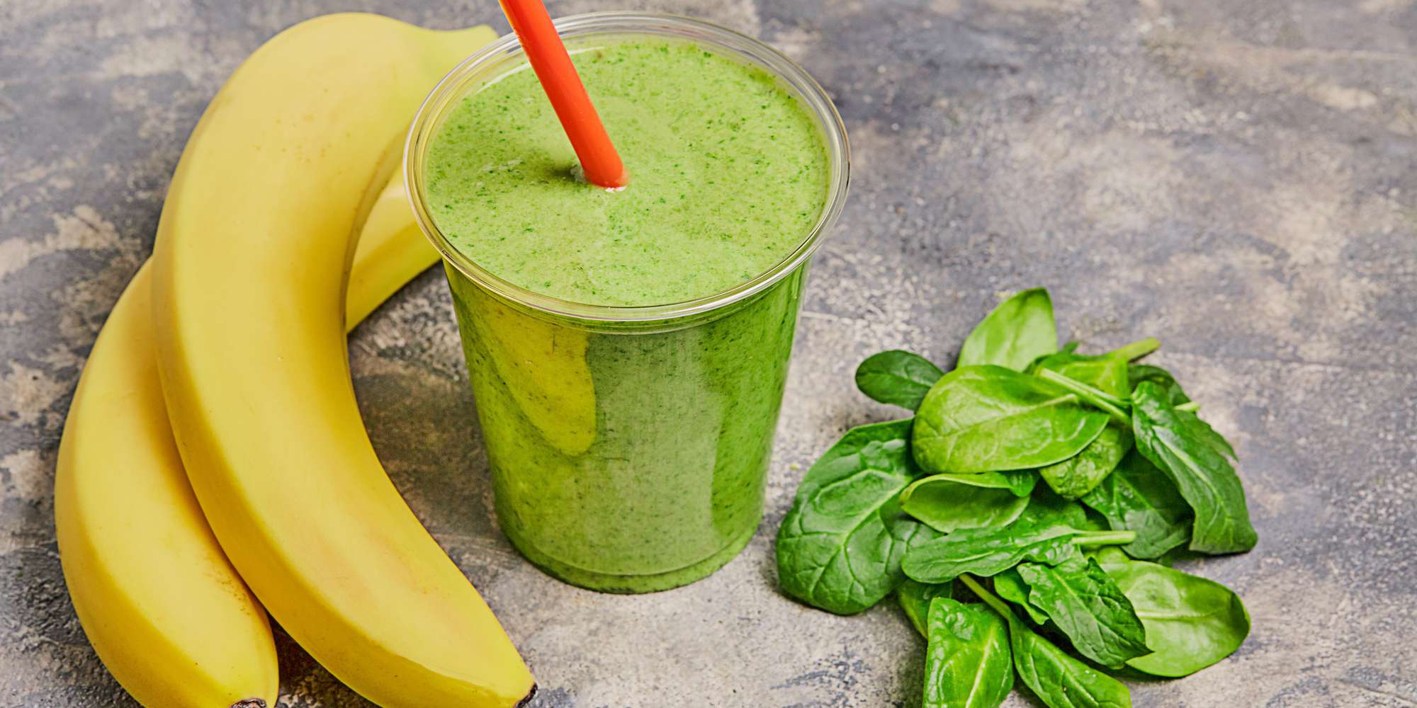 Banana, Kale and Coconut Water Smoothie